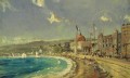 Der Strand von Nizza Robert Girrard Thomas Kinkade